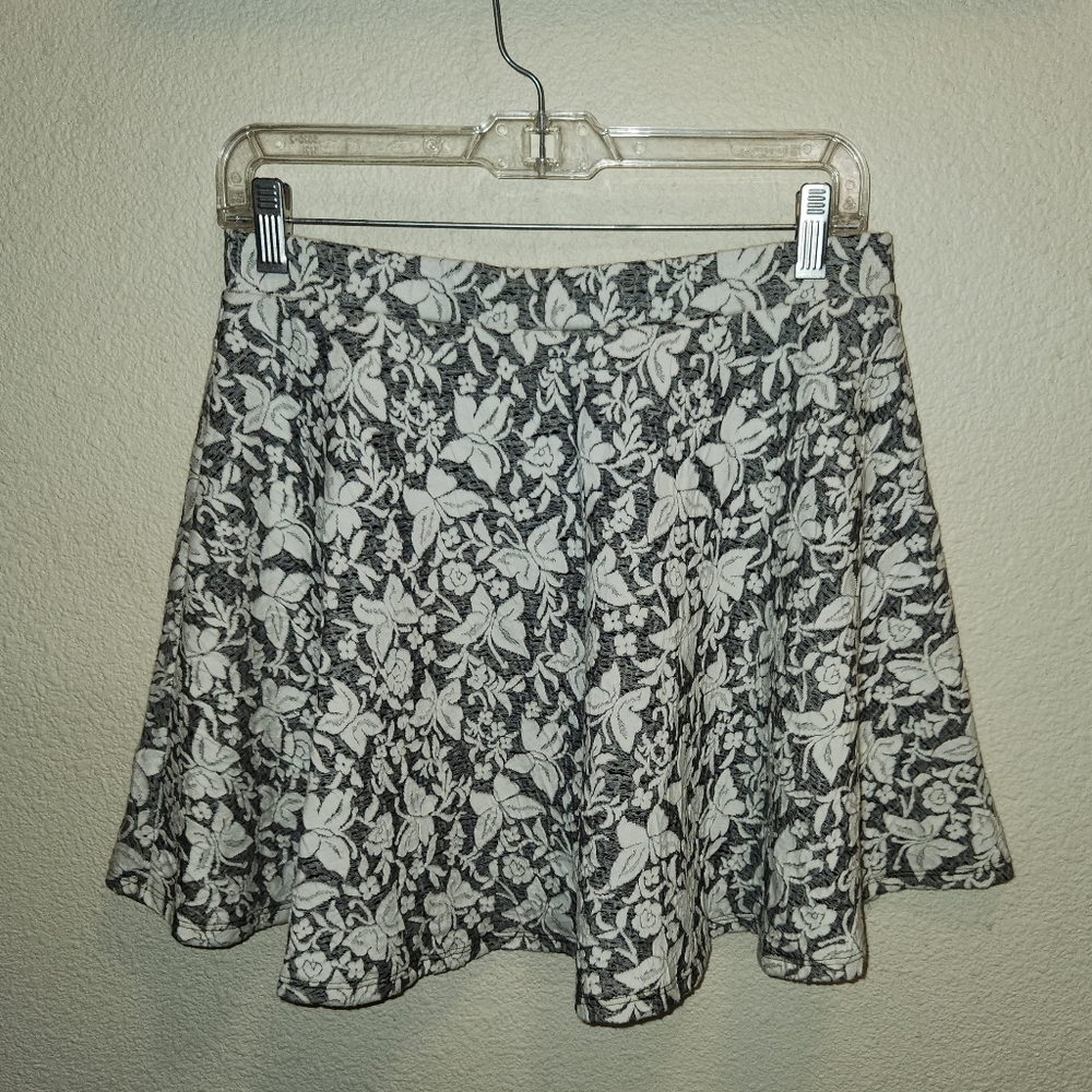 Forever 21 Butterfly & Floral Skirt
